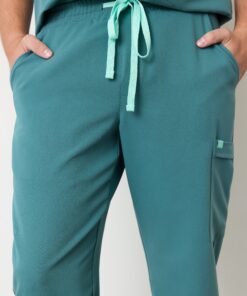 Alternative view of WILLIAM RE-GARDE™ - LAGOON BLUE - Men's Jogger Pants - SILVADUR™ - Final Sale
