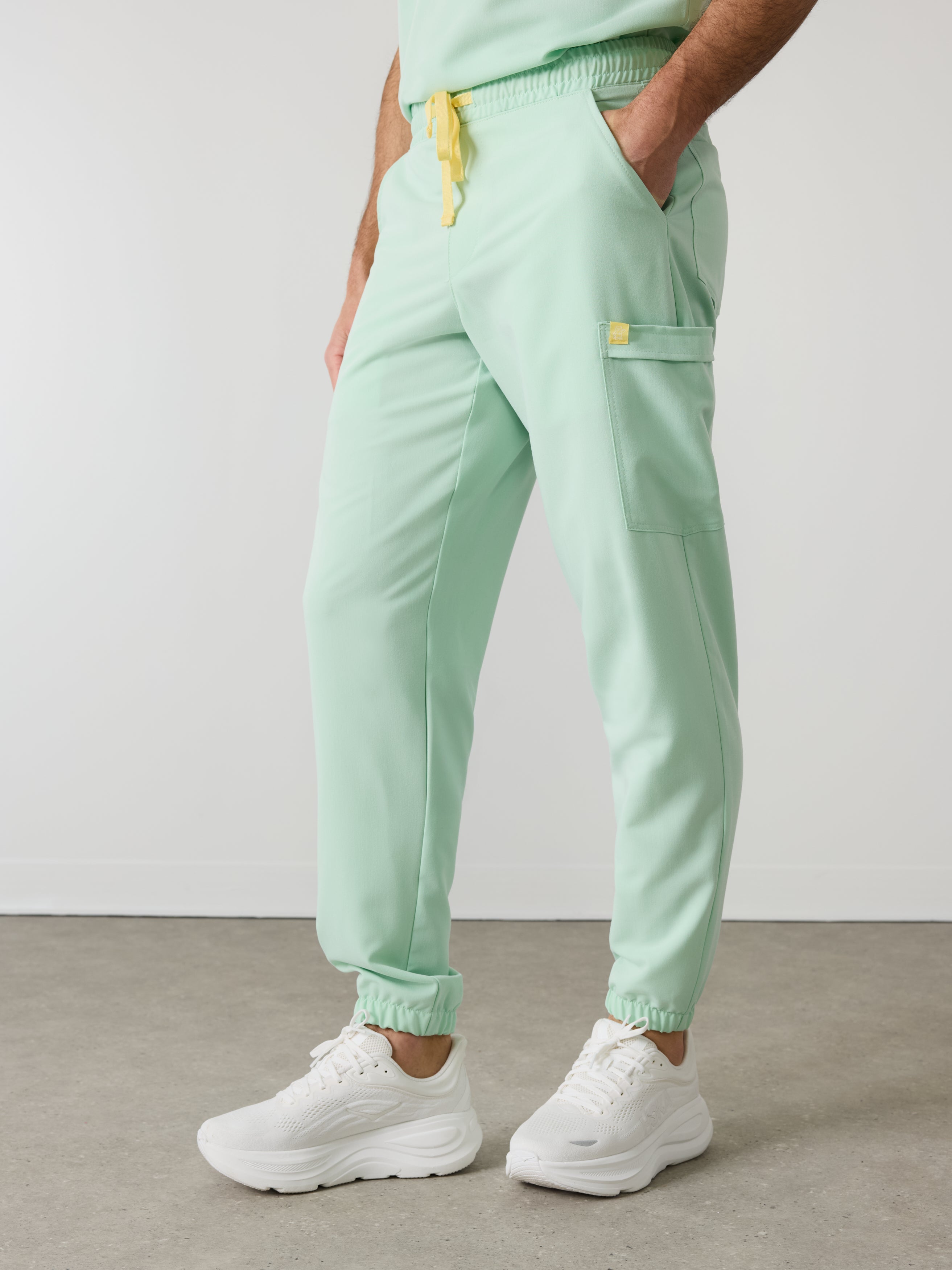 WILLIAM RE-GARDE™ - MISTY MINT - Men's Jogger Pants - SILVADUR™ - Image 2