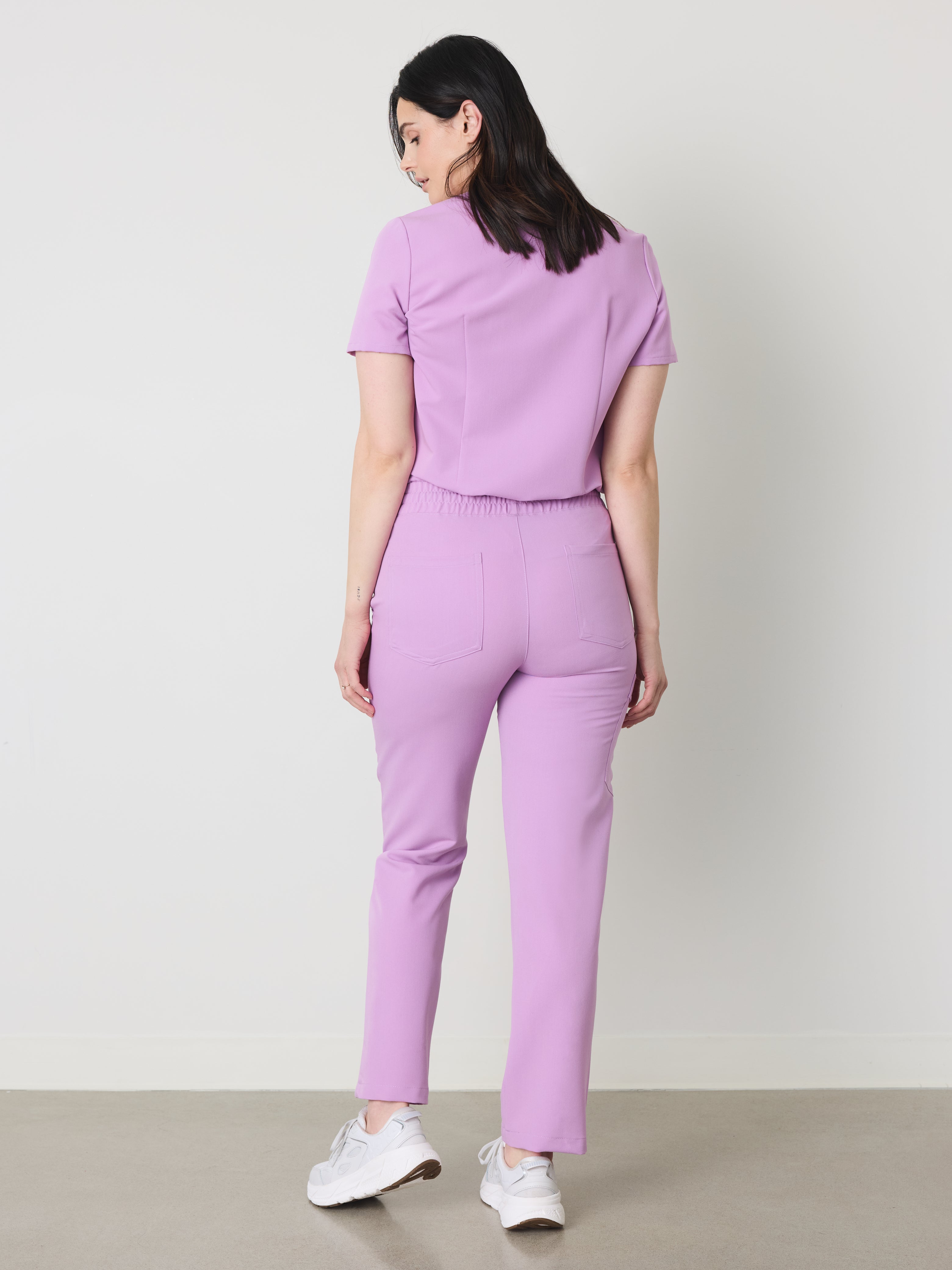 JULIETA RE-GARDE™ - LILAC - Straight Cut Scrub Pants - SILVADUR™ - Final Sale - Image 3