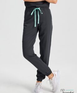 ROSIE RE-GARDE™ - CHARCOAL - Jogger Scrub Pants - SILVADUR™