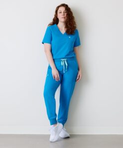 DEMI RE-GARDE™ - AZURE BLUE - Jogger Scrub Pants - Final Sale