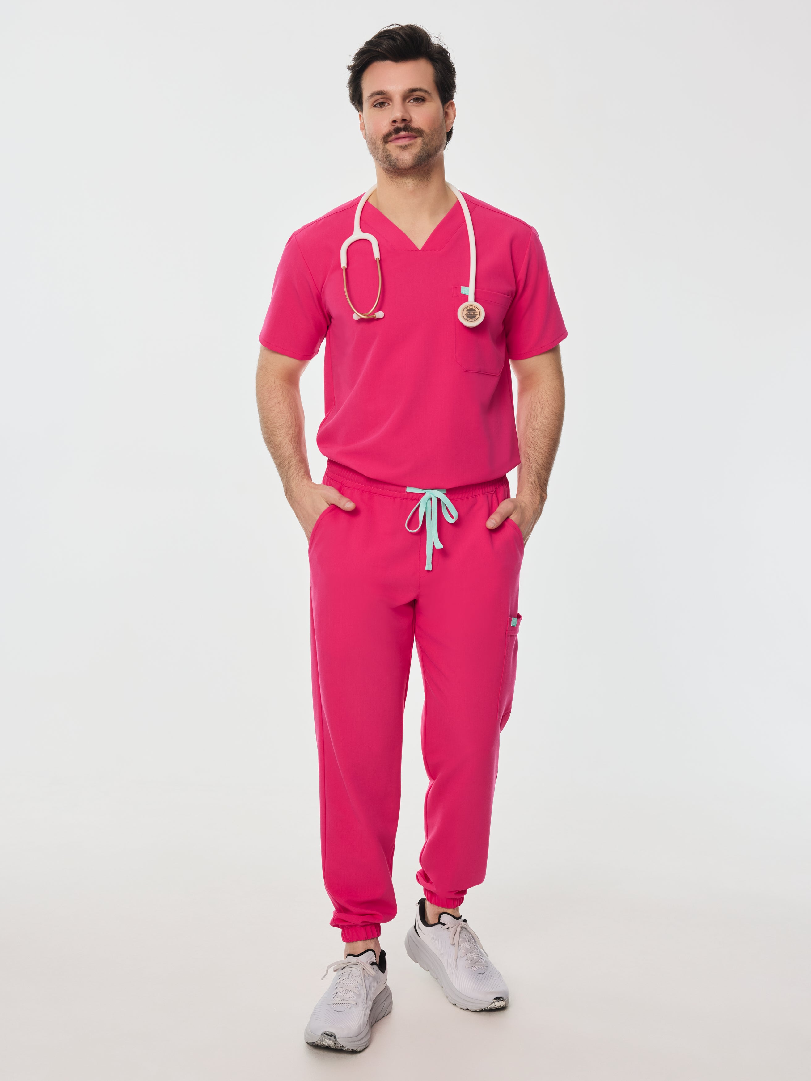 WILLIAM RE-GARDE™ - PINK CRUSH - Men's Jogger Pants - SILVADUR™