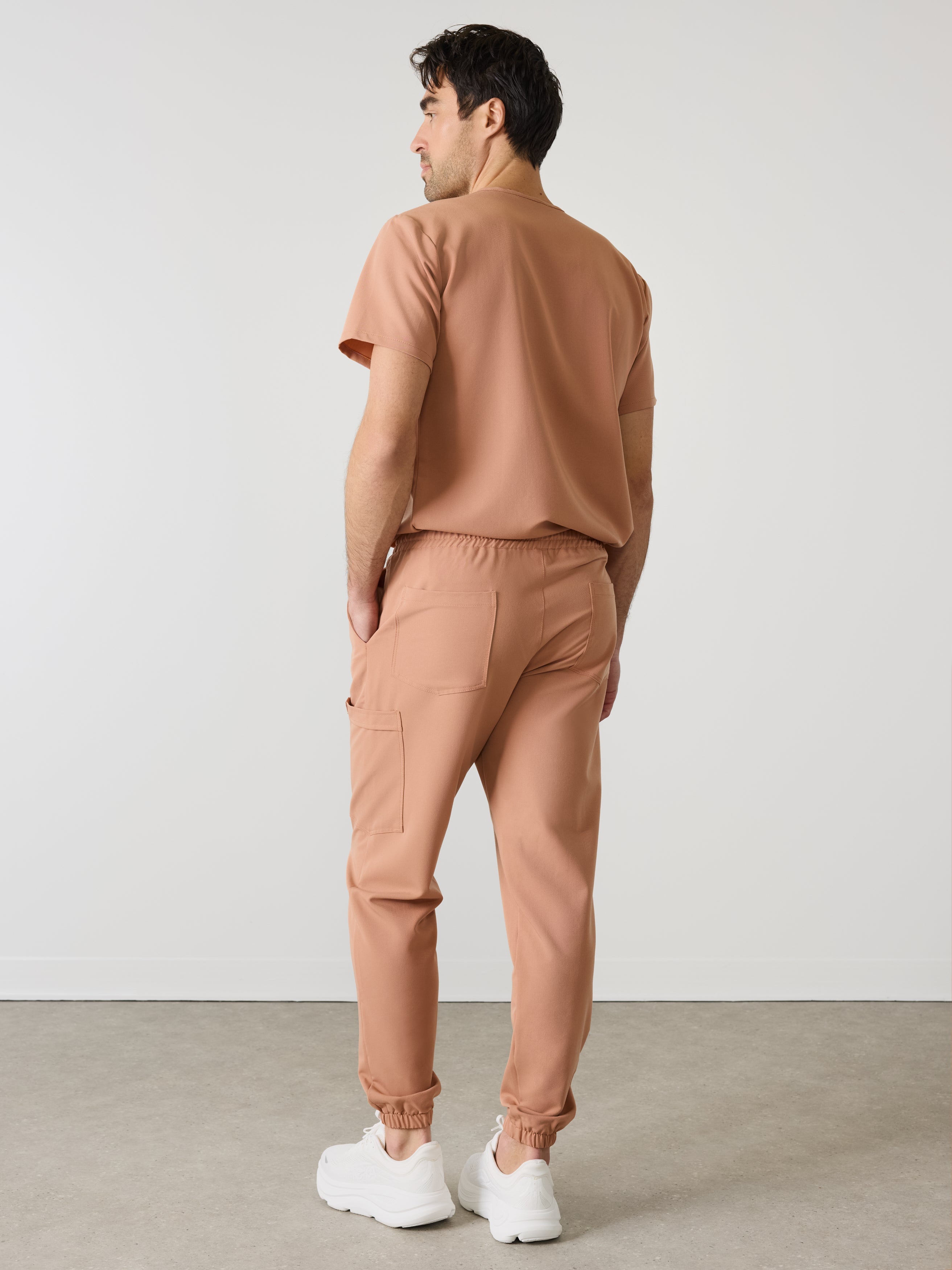 WILLIAM RE-GARDE™ - MOCHA - Men's Jogger Pants - SILVADUR™ - Image 3