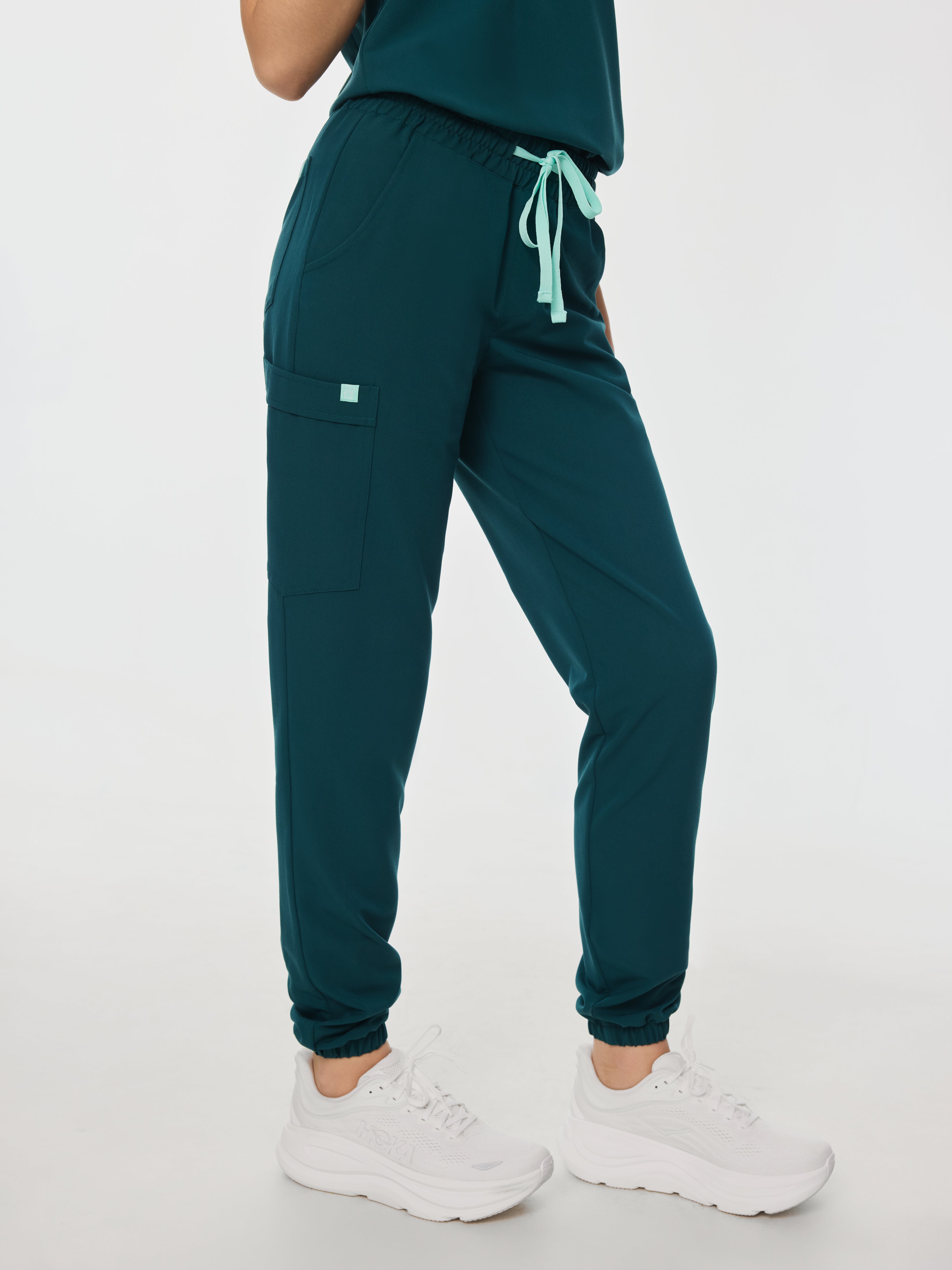 ROSIE RE-GARDE™ - TEAL - Jogger Scrub Pants - SILVADUR™ - Image 3