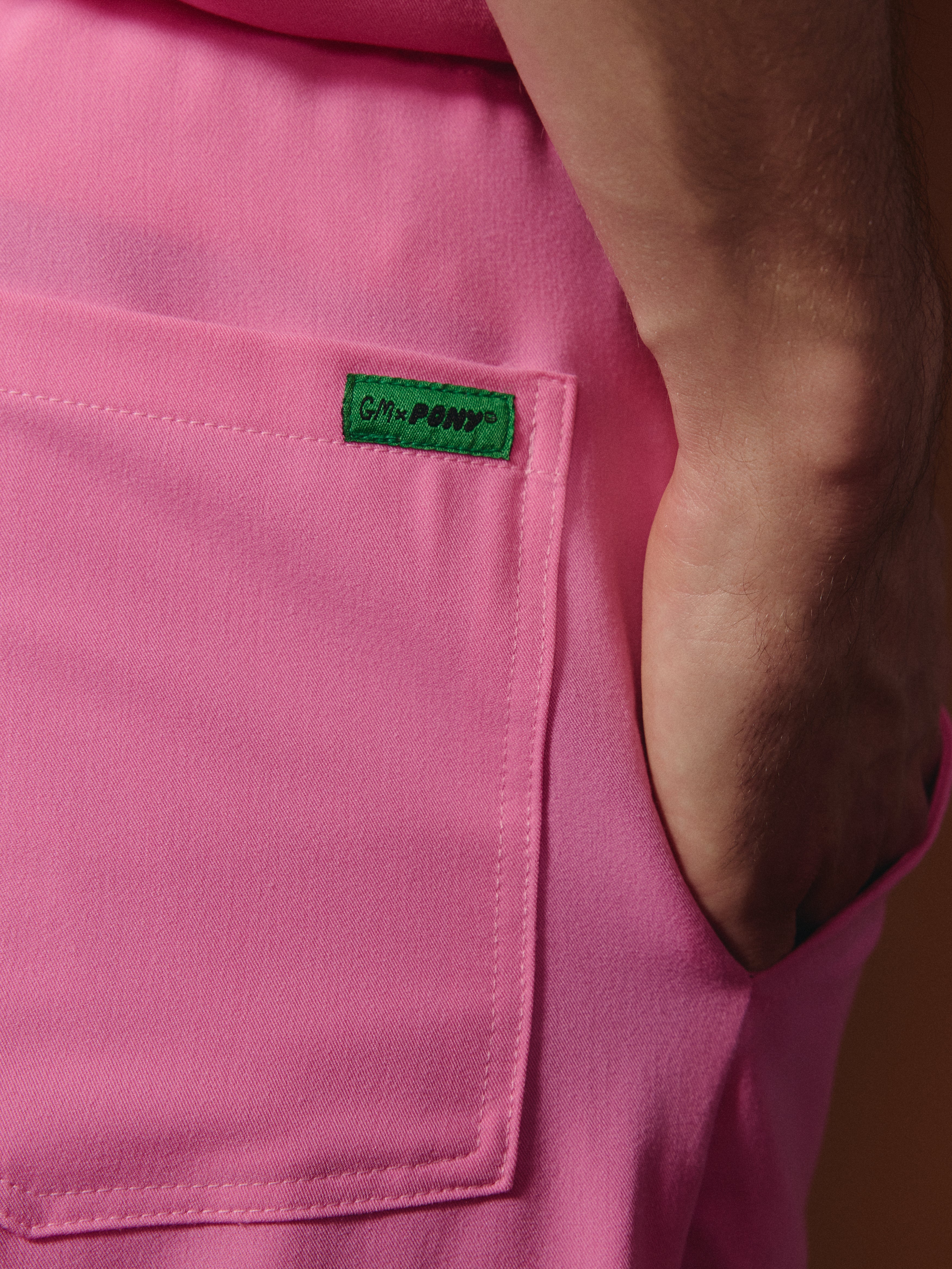 WILLIAM RE-GARDE™ - G-M x PONY PINK - Men's Jogger Pants - SILVADUR™ - Image 2