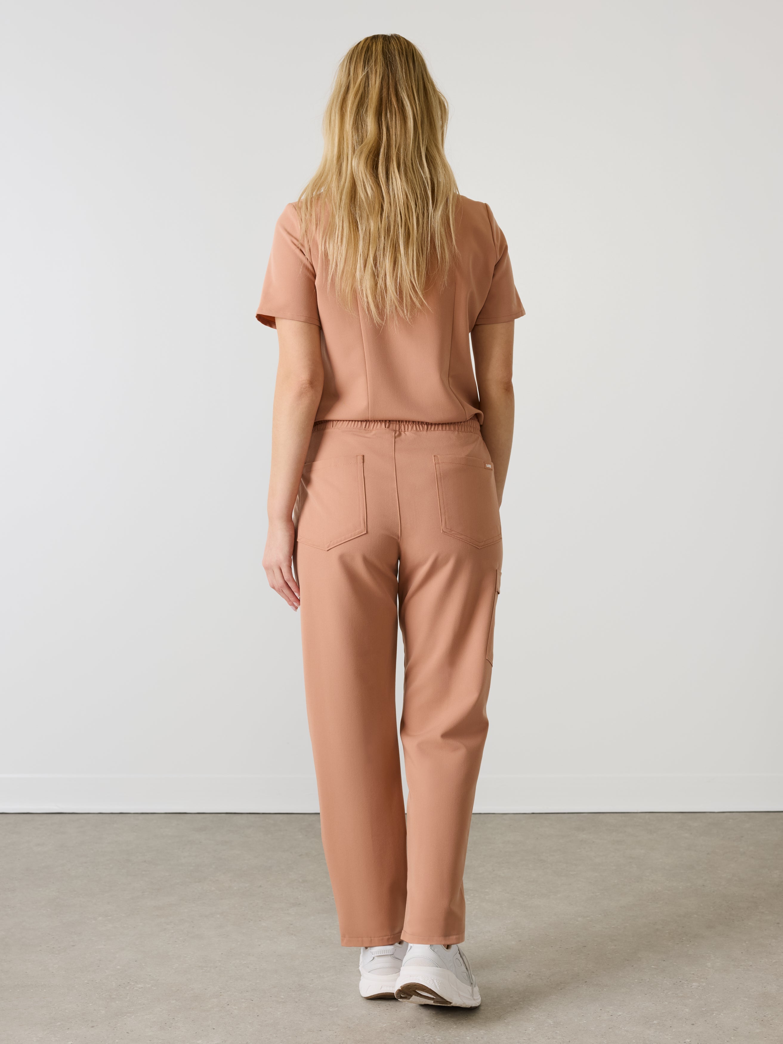 JULIETA RE-GARDE™ - MOCHA - Straight Cut Scrub Pants - SILVADUR™ - Image 3