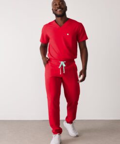 BRUCE RE-GARDE™ - CANDY CANE - Men's Jogger Pants - SILVADUR™ - Final Sale