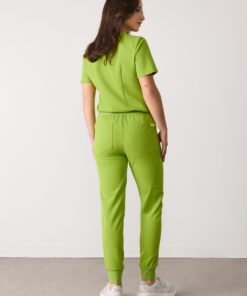 Alternative view of DEMI RE-GARDE™ - GRUMPY GREEN - Jogger Scrub Pants - SILVADUR™ - Final Sale
