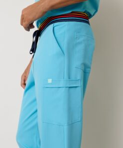 Alternative view of BRUCE RE-GARDE™ - RETRO BLUE - Men's Jogger Pants - Final Sale