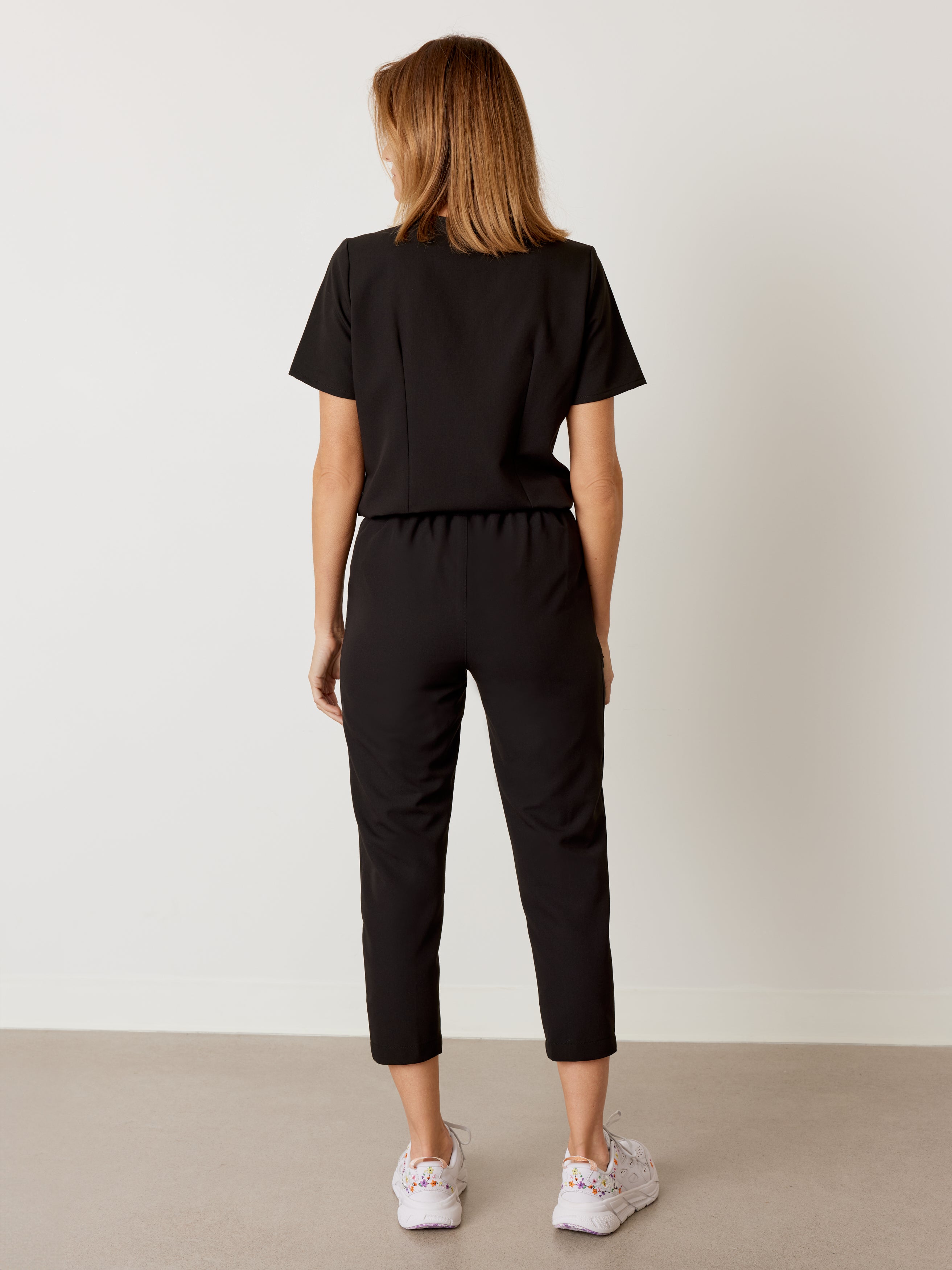 EVA RE-GARDE™ - BLACK - 7/8 Scrub Pants - SILVADUR™ - Image 4