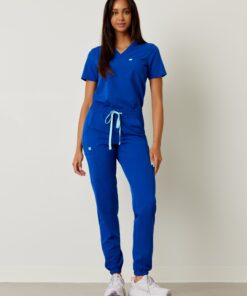 ROSIE RE-GARDE™ - ROYAL BLUE - Jogger Scrub Pants - SILVADUR™