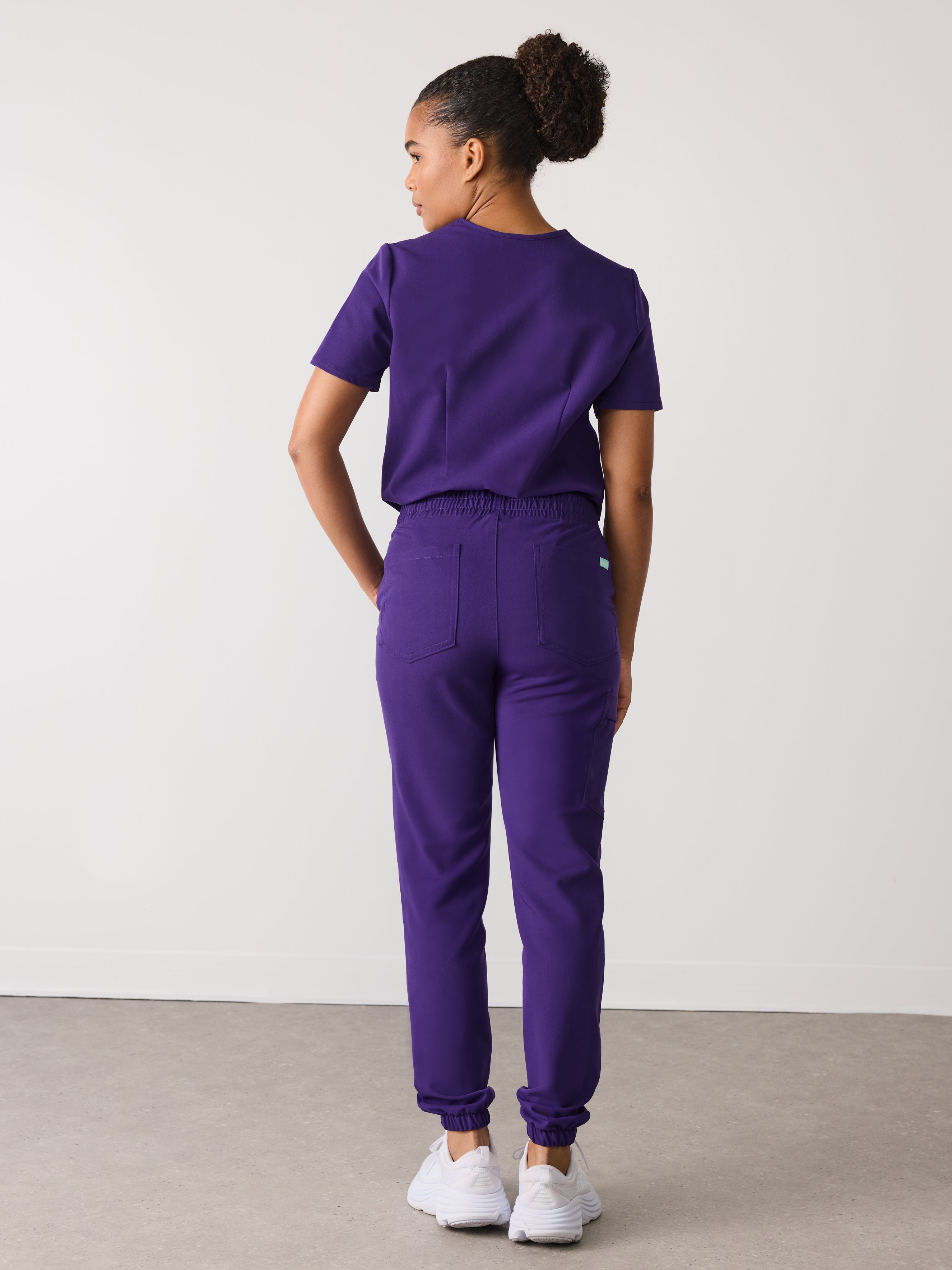 ROSIE RE-GARDE™ - MIDNIGHT VELVET - Jogger Scrub Pants - SILVADUR™ - Final Sale - Image 4