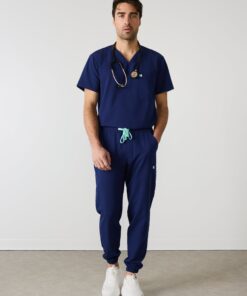 WILLIAM RE-GARDE™ - MODERN NAVY - Men's Jogger Pants - SILVADUR™