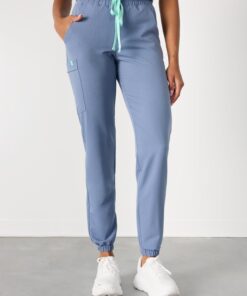 Alternative view of ROSIE RE-GARDE™ - BLUE HORIZON - Jogger Scrub Pants - SILVADUR™ - Final Sale