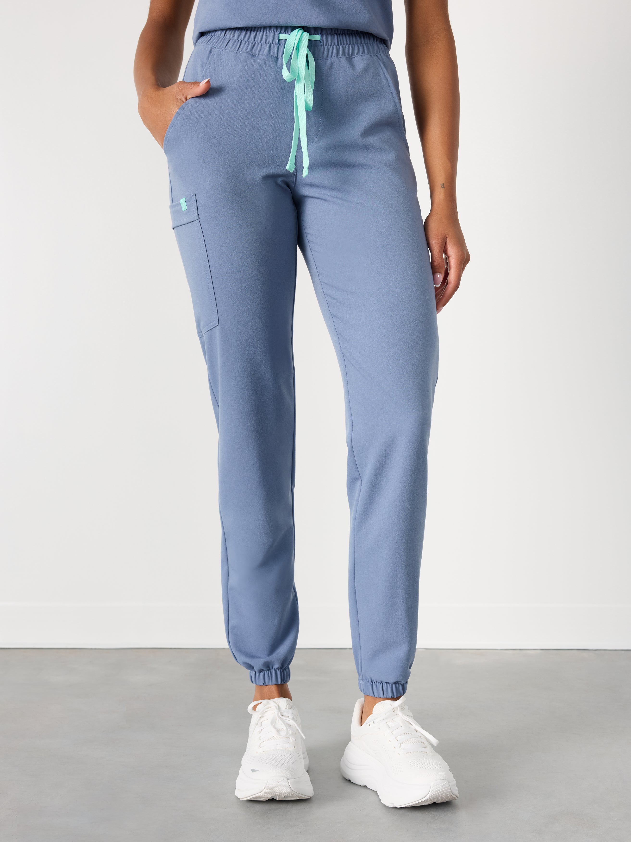 ROSIE RE-GARDE™ - BLUE HORIZON - Jogger Scrub Pants - SILVADUR™ - Final Sale - Image 2