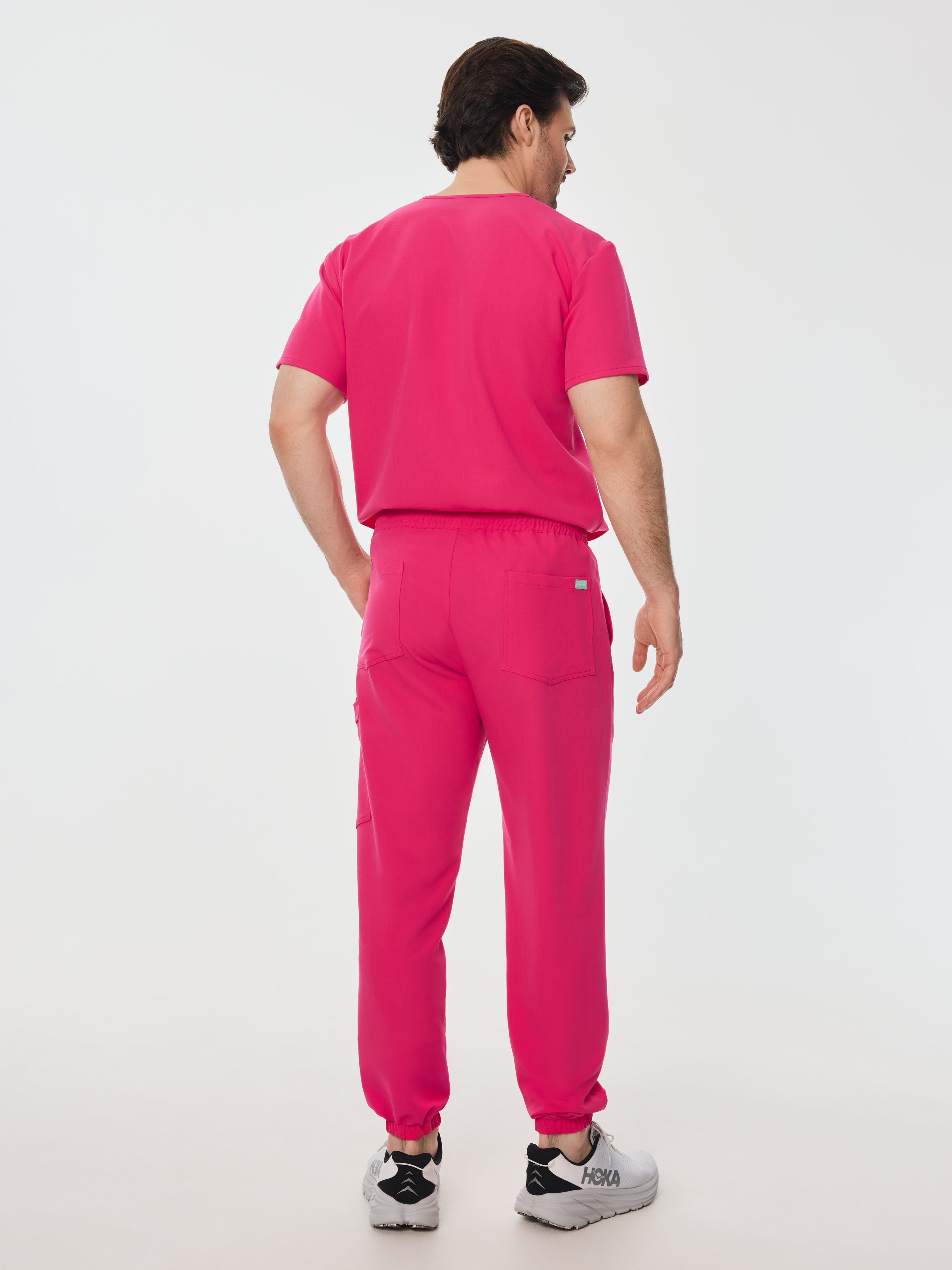 WILLIAM RE-GARDE™ - PINK CRUSH - Men's Jogger Pants - SILVADUR™ - Image 2