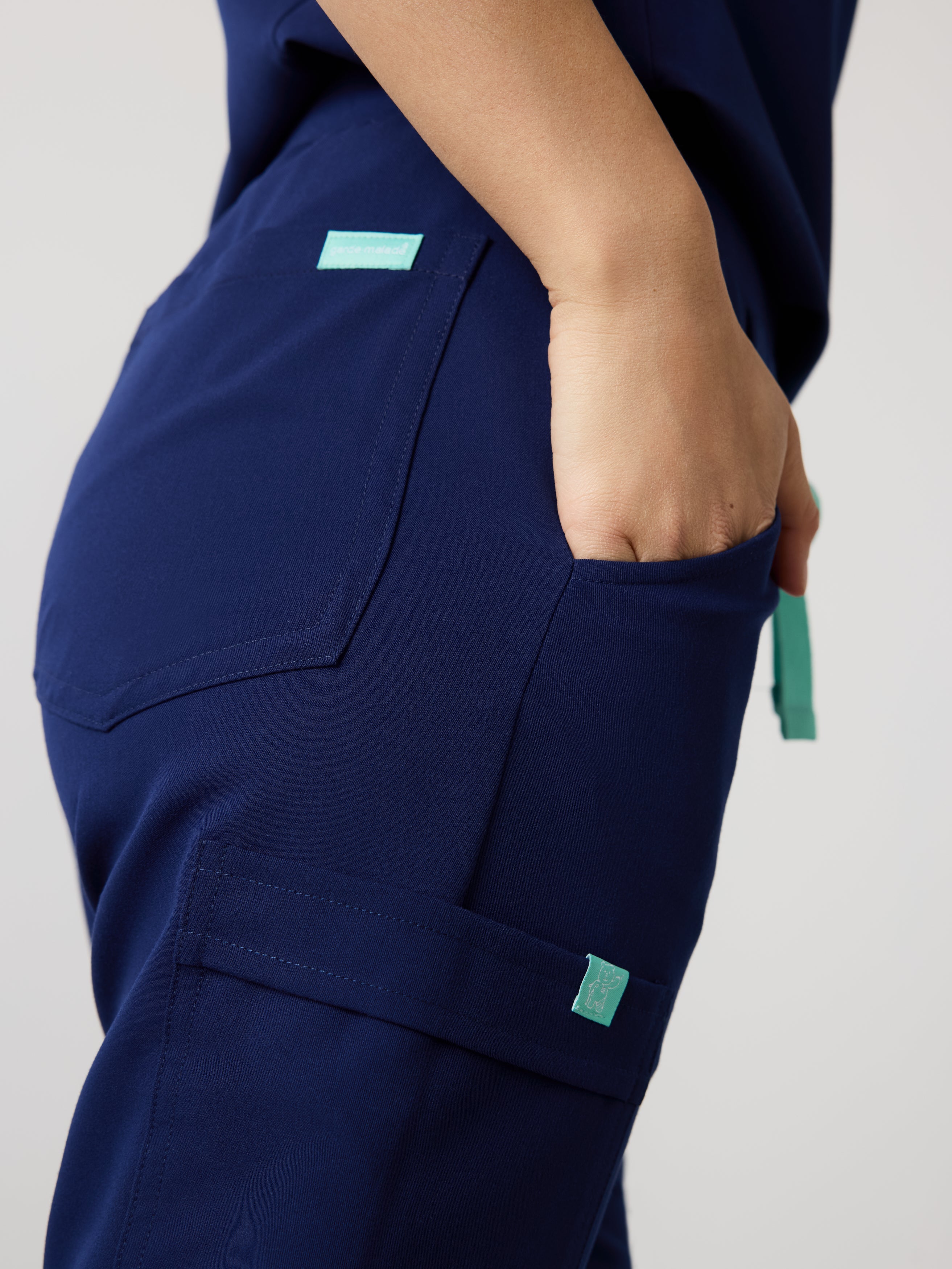 DEMI RE-GARDE™ - MODERN NAVY - Jogger Scrub Pants - SILVADUR™ - Image 3
