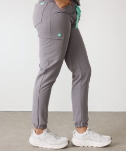 Alternative view of ROSIE RE-GARDE™ - ECLIPSE GREY - Jogger Scrub Pants - SILVADUR™