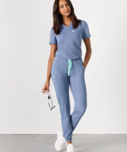 ROSIE RE-GARDE™ - BLUE HORIZON - Jogger Scrub Pants - SILVADUR™ - Final Sale