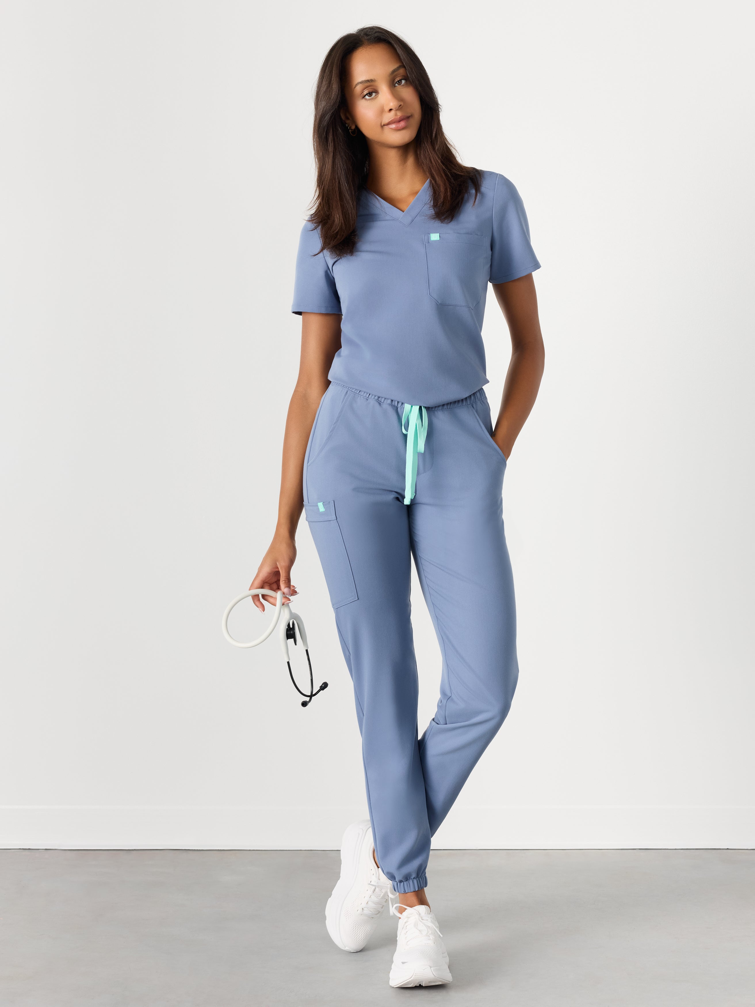 ROSIE RE-GARDE™ - BLUE HORIZON - Jogger Scrub Pants - SILVADUR™ - Final Sale