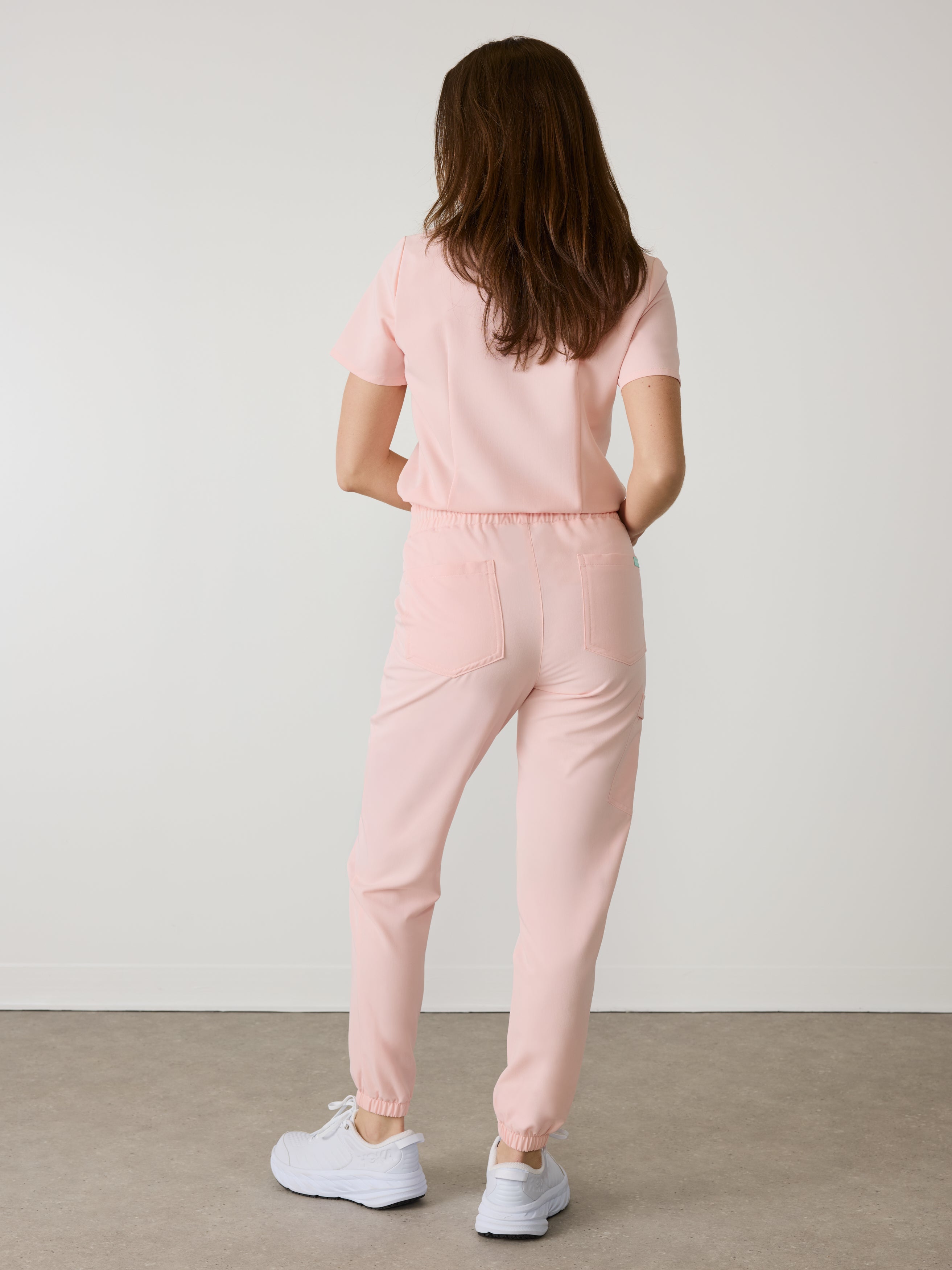ROSIE RE-GARDE™ - ROSE QUARTZ - Jogger Scrub Pants - SILVADUR™ - Image 4