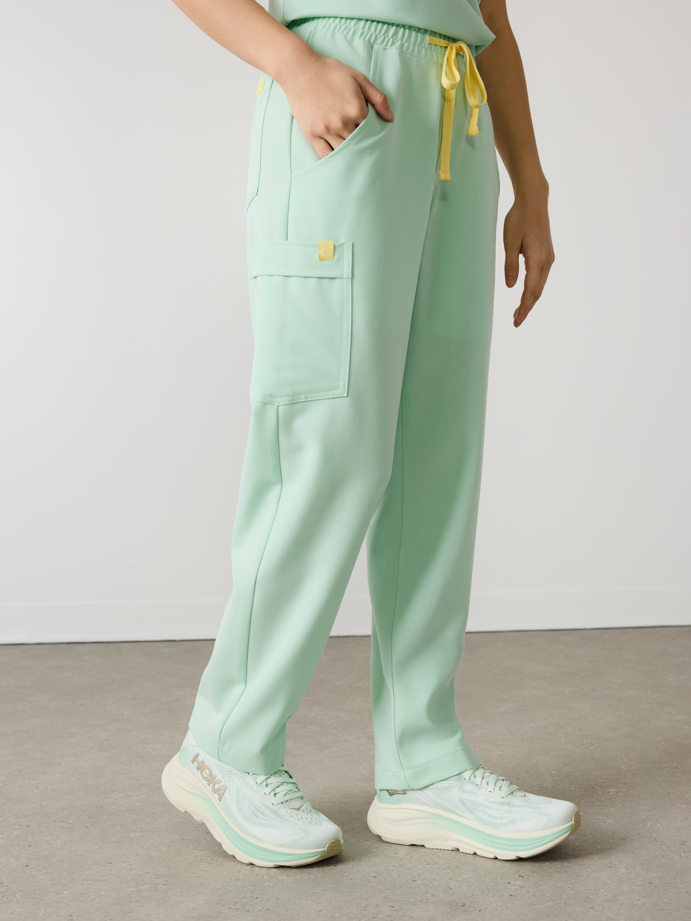JULIETA RE-GARDE™ - MISTY MINT - Straight Cut Scrub Pants - SILVADUR™ - Image 2