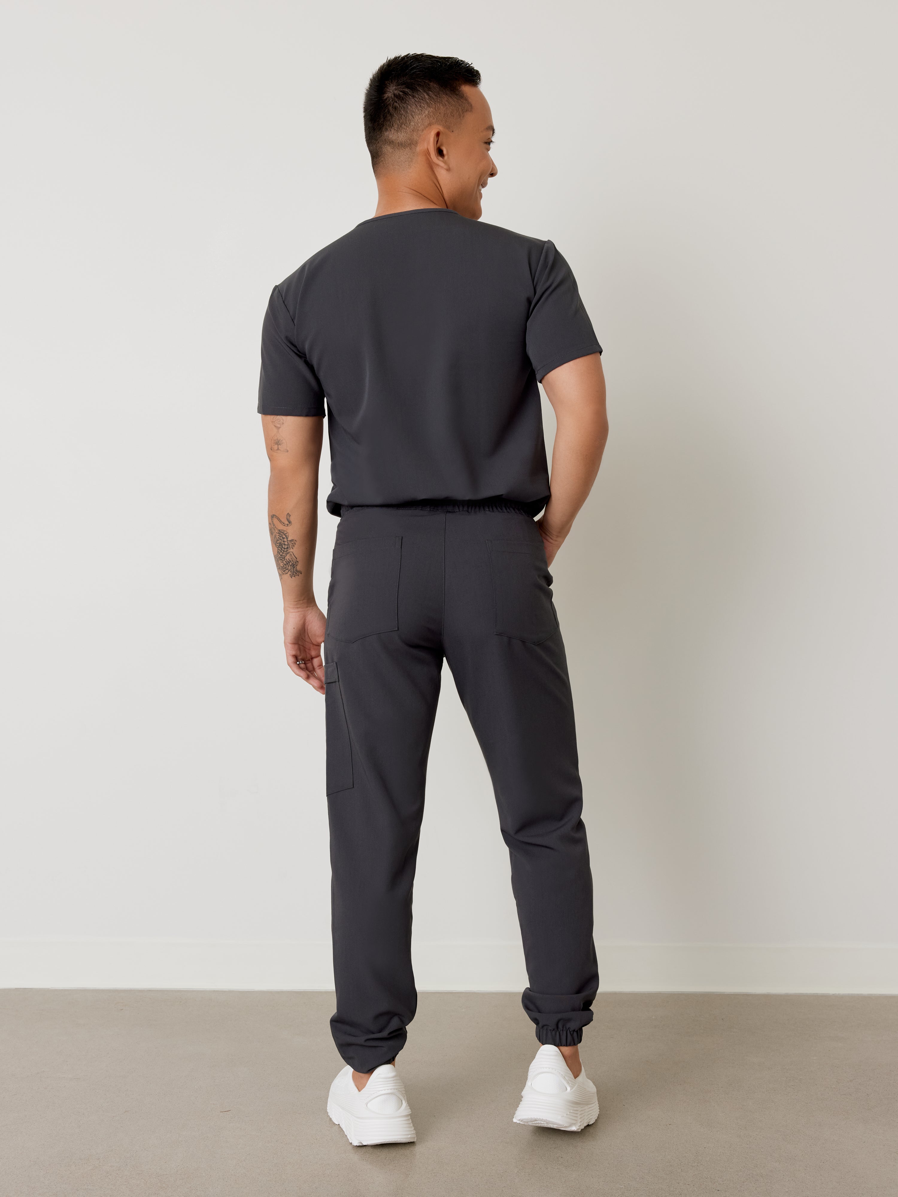 WILLIAM RE-GARDE™ - CHARCOAL - Men's Jogger Pants - SILVADUR™ - Image 3