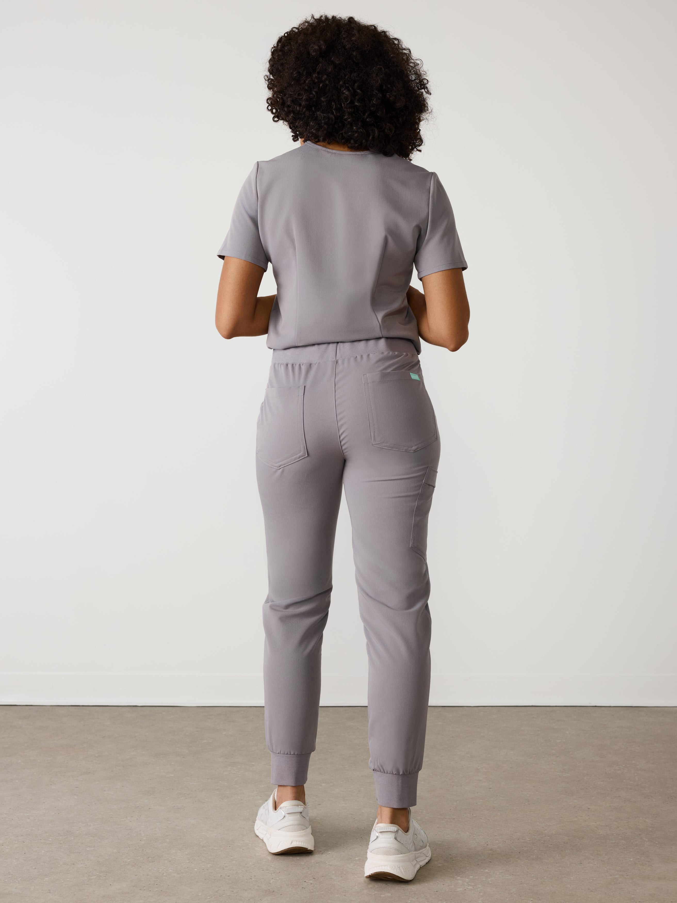 DEMI RE-GARDE™ - ECLIPSE GREY - Jogger Scrub Pants - SILVADUR™ - Image 4