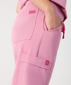 Alternative view of DEMI RE-GARDE™ - HOPEFUL PINK - Jogger Scrub Pants - SILVADUR™ - Final Sale
