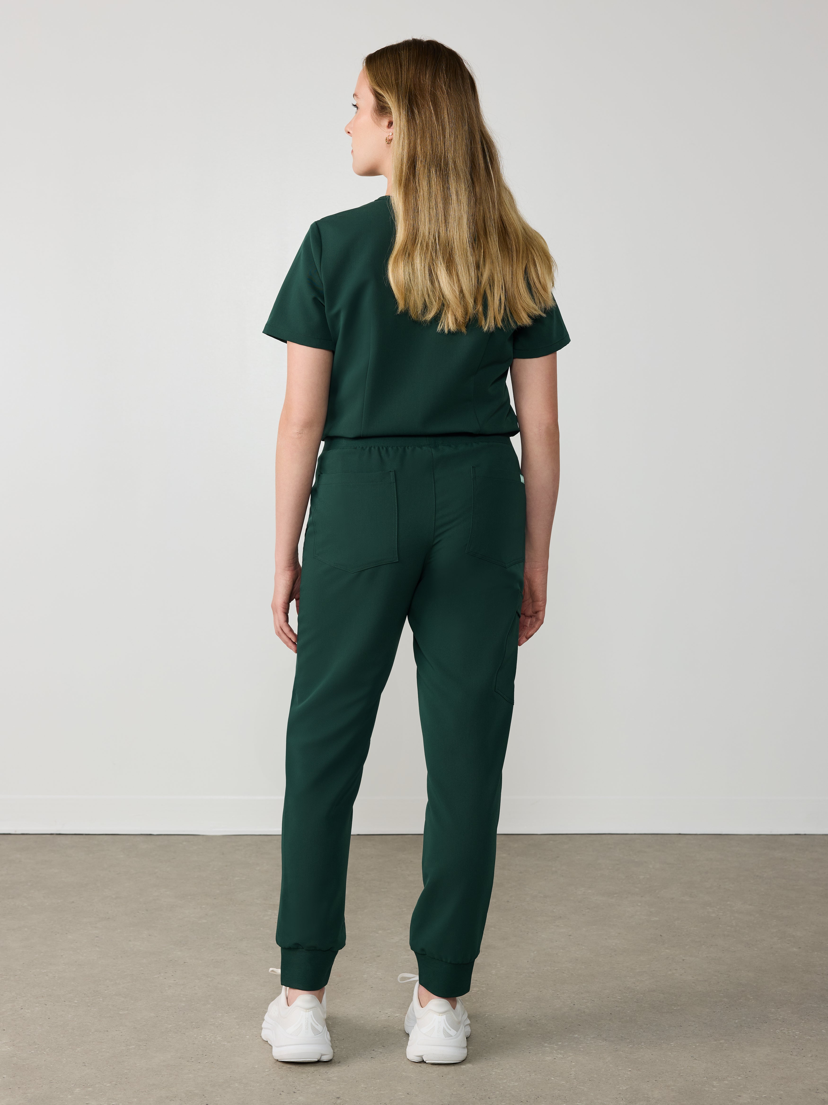 DEMI RE-GARDE™ - FOREST GREEN - Jogger Scrub Pants - SILVADUR™ - Image 4