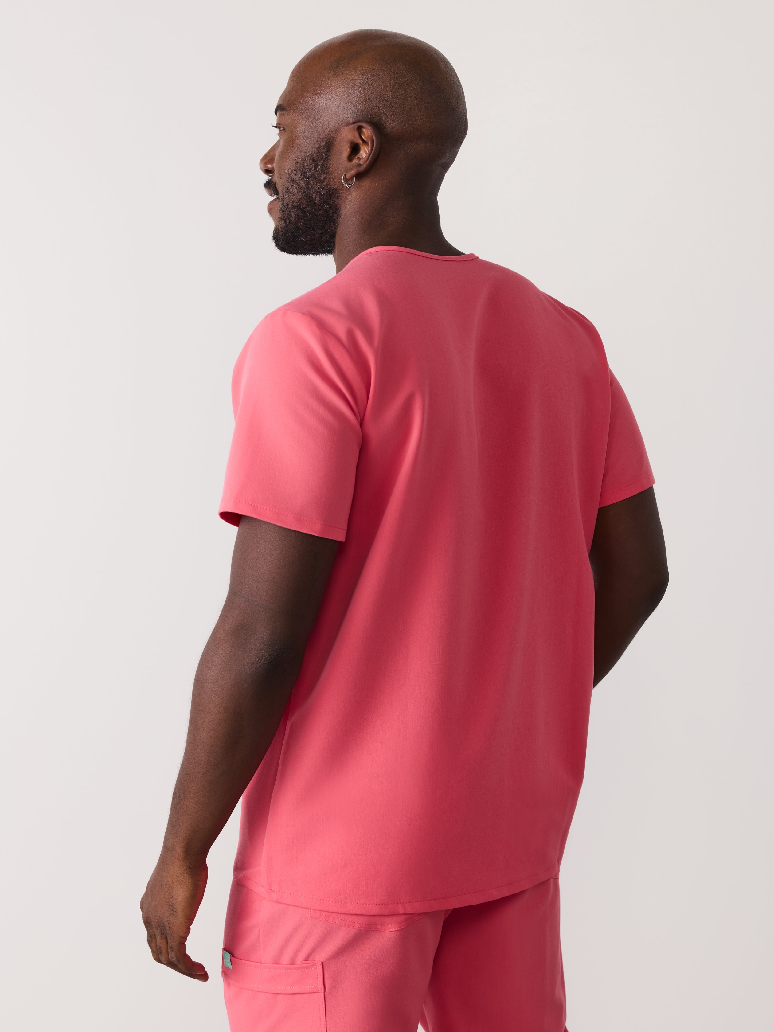 LOGAN RE-GARDE™ - WARM EMBER - One Pocket Men's Scrub Top - SILVADUR™ - Final Sale - Image 4